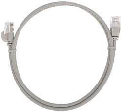 Патч-корд Rexant 02-0380-1 U/UTP RJ-45 вил. кат.6A 1м серый LSZH