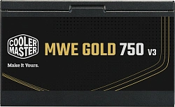 Блок питания Cooler Master ATX 750W Gold V3 Gen.5 80+ gold 24pin APFC 120mm fan 12xSATA RTL