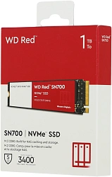 Накопитель SSD WD S PCIe 3.0 x4 1TB WDS100T1R0C Red SN700 M.2 2280