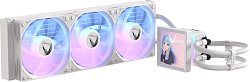 Система водяного охлаждения Formula Ice Jet Vision 360 ARGB Soc-AM5/AM4/1200/2066/1700/1851 белый 4-pin 1-27dB Al+Cu LCD 315W 2020gr Ret (ICE JET VISION 360 WH)