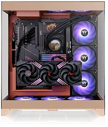 Корпус Thermaltake CTE E550 TG Gravel Sand коричневый без БП ATX 8x120mm 6x140mm 2xUSB3.0 audio bott PSU