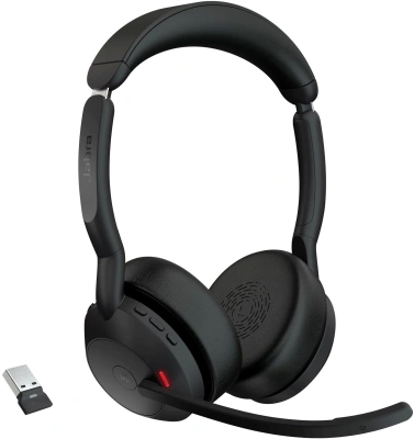 Наушники с микрофоном Jabra Evolve2 65 Flex черный накладные BT оголовье (26699-999-999)