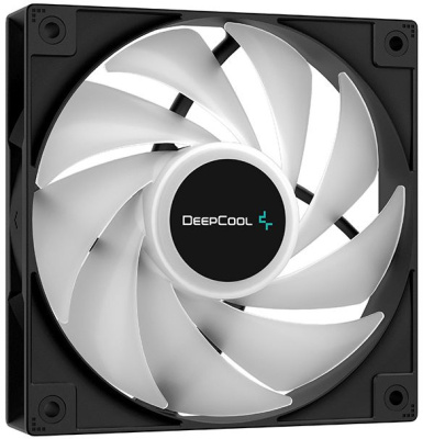 Устройство охлаждения(кулер) Deepcool AG400 LED RGB Soc-AM5/AM4/1200/1700/1851 черный 4-pin 18-32dB Al+Cu 220W 614gr Ret (R-AG400-BKLNMC-G-1)