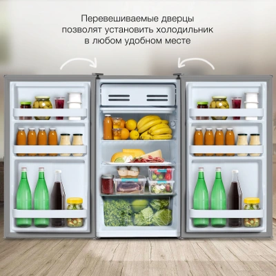 Холодильник Hyundai CO1003 1-нокамерн. серебристый