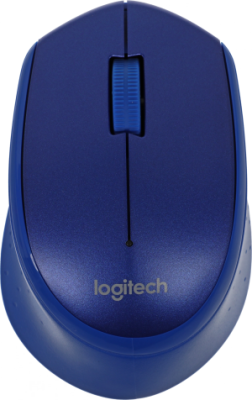 Мышь Logitech M330 Silent Plus синий оптическая 1000dpi silent беспров. USB 2but (910-004925)