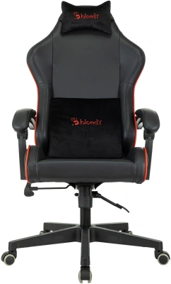 Кресло игровое A4Tech Bloody GC-780 черный сиденье черный кожзам с подголов. крестов. металл черный пластик черный (комплект 1шт)