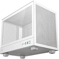 Корпус Deepcool CH160 белый без БП miniITX 7x120mm 1xUSB3.0 audio bott PSU
