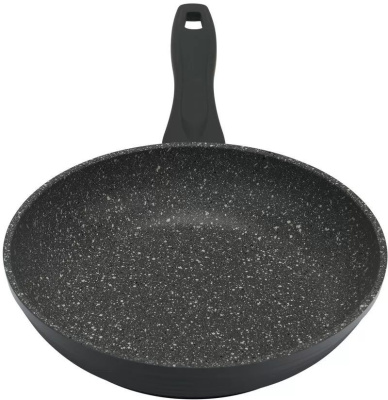 Сковорода Polaris Canto 20F круглая 20см покрытие: Pfluon ручка несъемная (без крышки) серый (019121)