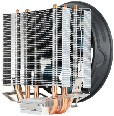 Устройство охлаждения(кулер) Aerocool Verkho 3 Plus Soc-AM5/AM4/1200/1700/1851 черный/синий 4-pin 18-27dB Al+Cu 125W 528gr Ret