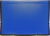 Портфель Бюрократ -BPR13LBLUE 13 отдел. A4 с окантовкой пластик 0.7мм синий