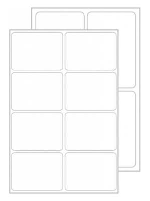 Этикетки Avery Zweckform Living 62025 47.5x35мм 6шт на листе/70г/м2/4л./белый самоклей. универсальная