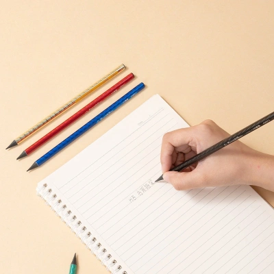 Карандаш ч/г Deli EC049-HB 2.2мм HB трехгран. ассорти