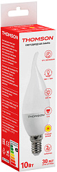 Лампа светодиодная Thomson TH-B2029 10Вт цок.:E14 свеча 220B св.свеч.бел.теп. Tail Candle (упак.:1шт)