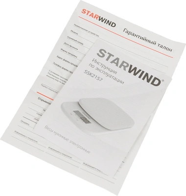 Весы кухонные электронные Starwind SSK2157 макс.вес:2кг розовый