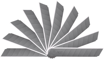 Лезвия Deli E78000 Expert шир.лез.18мм сталь (упак.:10шт) пласт.кор.