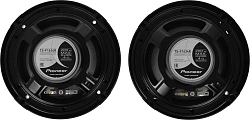 Колонки автомобильные Pioneer TS-F1634R (без решетки) 200Вт 88дБ 4Ом 16см (6дюйм) (ком.:2кол.) коаксиальные двухполосные