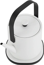 Чайник электрический Rondell RDE-WK818 0.6л. 800Вт белый/черный корпус: металл