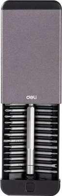 Отвертка Deli DL3525 в компл.:25 предметов жесткий кейс