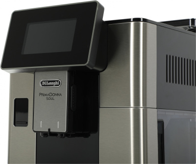 Кофемашина Delonghi ECAM610.75.MB 1450Вт черный/серебристый