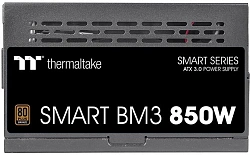 Блок питания Thermaltake ATX 850W Smart BM3 Gen.5 80+ bronze (20+4pin) APFC 120mm fan 6xSATA Cab Manag RTL