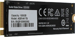 Накопитель SSD Gigabyte PCIe 5.0 x4 1000GB AG514K1TB Aorus Gen5 14000 M.2 2280