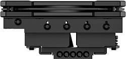 Устройство охлаждения(кулер) ID-Cooling IS-55 Soc-AM5/AM4/1200/1700/1851 черный 4-pin 31.2-31.2dB Al+Cu 125W 450gr Ret (IS-55 BLACK)