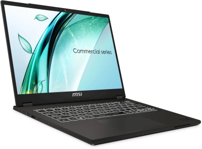 Ноутбук MSI Commercial 14 H A13MG-002US Core i5 13420H 16Gb SSD512Gb Intel Iris Xe graphics 14" IPS FHD+ (1920x1200) Windows 11 Pro Multi Language grey WiFi BT Cam (9S7-14L111-002)