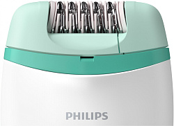 Эпилятор Philips BRE224/00 скор.:2 насад.:1 белый/мятный