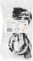 Шнур питания Lanmaster LAN-PP13/14-1.8-BK C13-С14 проводник.:3x0.75мм2 1.8м 220В 10А (упак.:1шт) черный