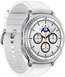 Смарт-часы Samsung Galaxy Watch 8 Classic 1.34" Super AMOLED корп.серебристый рем.белый (SM-L500NZWAMEA)