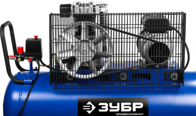 Компрессор поршневой Зубр Профессионал ЗКПМ-440-100-Р-2.2 масляный 440л/мин 100л 2200Вт