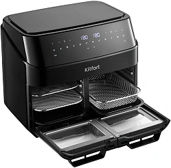 Аэрогриль Kitfort КТ-8153 2600Вт черный