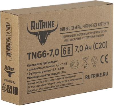 Батарея для ИБП Rutrike TNG6-7,0 6В 7Ач