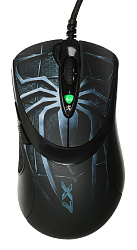 Мышь A4Tech Oscar Editor XL-747H рисунок/голубой лазерная 3600dpi USB 6but (XL-747H (BLUE SPIDER))