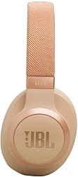 Гарнитура накладные JBL Live 770NC бежевый беспроводные bluetooth оголовье (JBLLIVE770NCSAT)