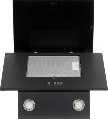 Вытяжка каминная Elikor Рубин 60П-650-К3Д черный управление: кнопочное (1 мотор)