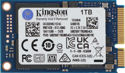 Накопитель SSD Kingston mSATA 1Tb SKC600MS/1024G KC600 mSATA