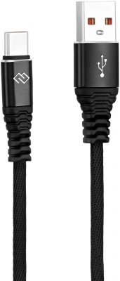 Кабель Digma DG-USBA-С-1M-27W USB (m)-USB Type-C (m) 1м черный