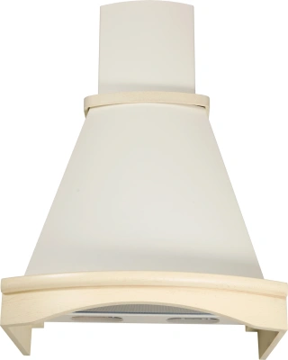 Вытяжка каминная Elikor Ротонда 60П-650-П3Л бежевый/дуб управление: ползунковое (1 мотор)