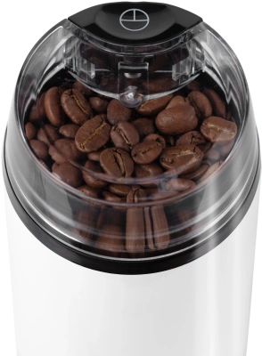 Кофемолка Vitek Harmony VT-1547 200Вт сист.помол.:ротац.нож вместим.:45гр белый