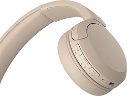 Наушники накладные Sony WH-CH520 бежевый беспроводные bluetooth оголовье (WH-CH520/C)