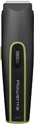 Машинка для стрижки Rowenta TN1409F0 черный/зеленый (насадок в компл:2шт)