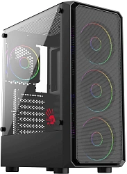 Корпус Bloody CC-126 черный без БП ATX 8x120mm 2xUSB2.0 1xUSB3.0 audio bott PSU
