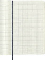 Блокнот Moleskine CLASSIC SOFT QP617B20 Large 130х210мм 192стр. клетка мягкая обложка синий сапфир