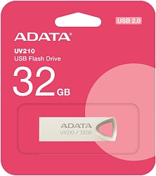 Флеш Диск A-Data 32Gb UV210 AUV210-32G-RGD USB2.0 золотистый