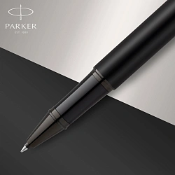 Ручка роллер Parker IM Achromatic T317 (2127743) Matt Black F черн. черн. подар.кор.