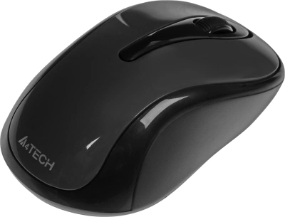 Мышь A4Tech G3-280NS серый/черный оптическая 1200dpi silent беспров. USB для ноутбука 2but