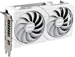 Видеокарта Asus PCI-E 5.0 DUAL-RX9060XT-16G-WHITE AMD Radeon RX 9060XT 16Gb 128bit GDDR6 2550/20000 HDMIx1 DPx2 HDCP Ret