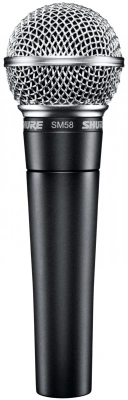 Микрофон проводной Shure SM58SE черный/серебристый