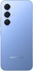 Смартфон Tecno Spark 40 Pro 256Gb 8Gb синий моноблок 3G 4G 2Sim 6.78" 1224x2720 Android 15 50Mpix 802.11 a/b/g/n/ac/ax NFC GPS GSM900/1800 Protect FM
